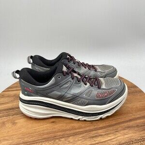 Hoka One One Stinson 3 Shoes Womens Size 8.5 Gray Trail Running Hiking Sneakers
